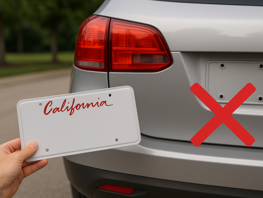 What to Do If You Lose a License Plate or Registration Sticker